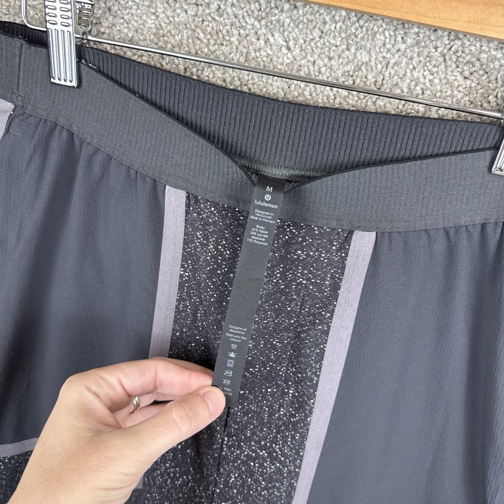 Robert Geller Lululemon Take The Moment Reflective Running Pants Men's Medium - Picture 2 of 7